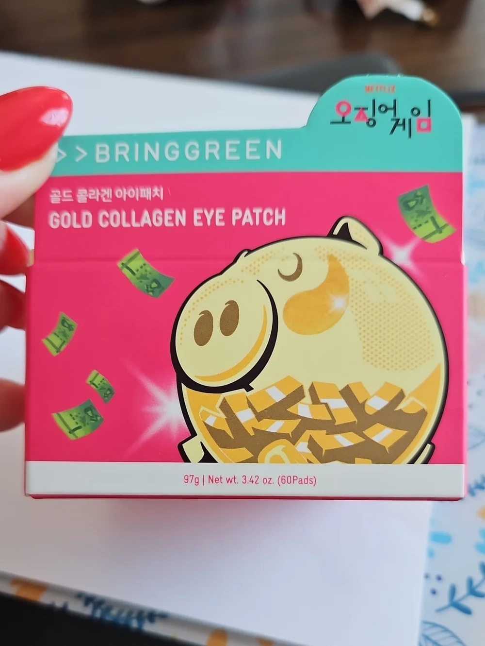 Bringgreen Gold Collagen Eye Patch - Pink